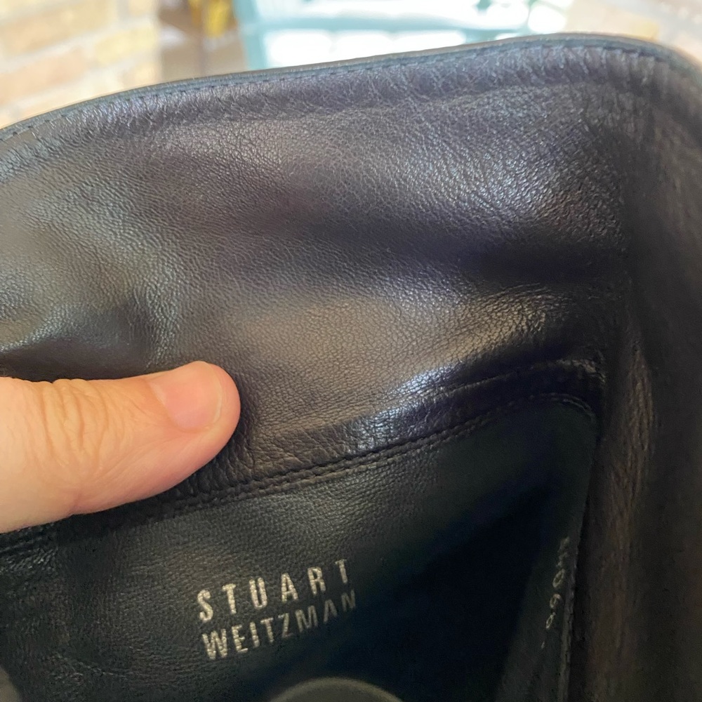 Stuart Weitzman Mainline Hidden Wedge Over The Kn… - image 7